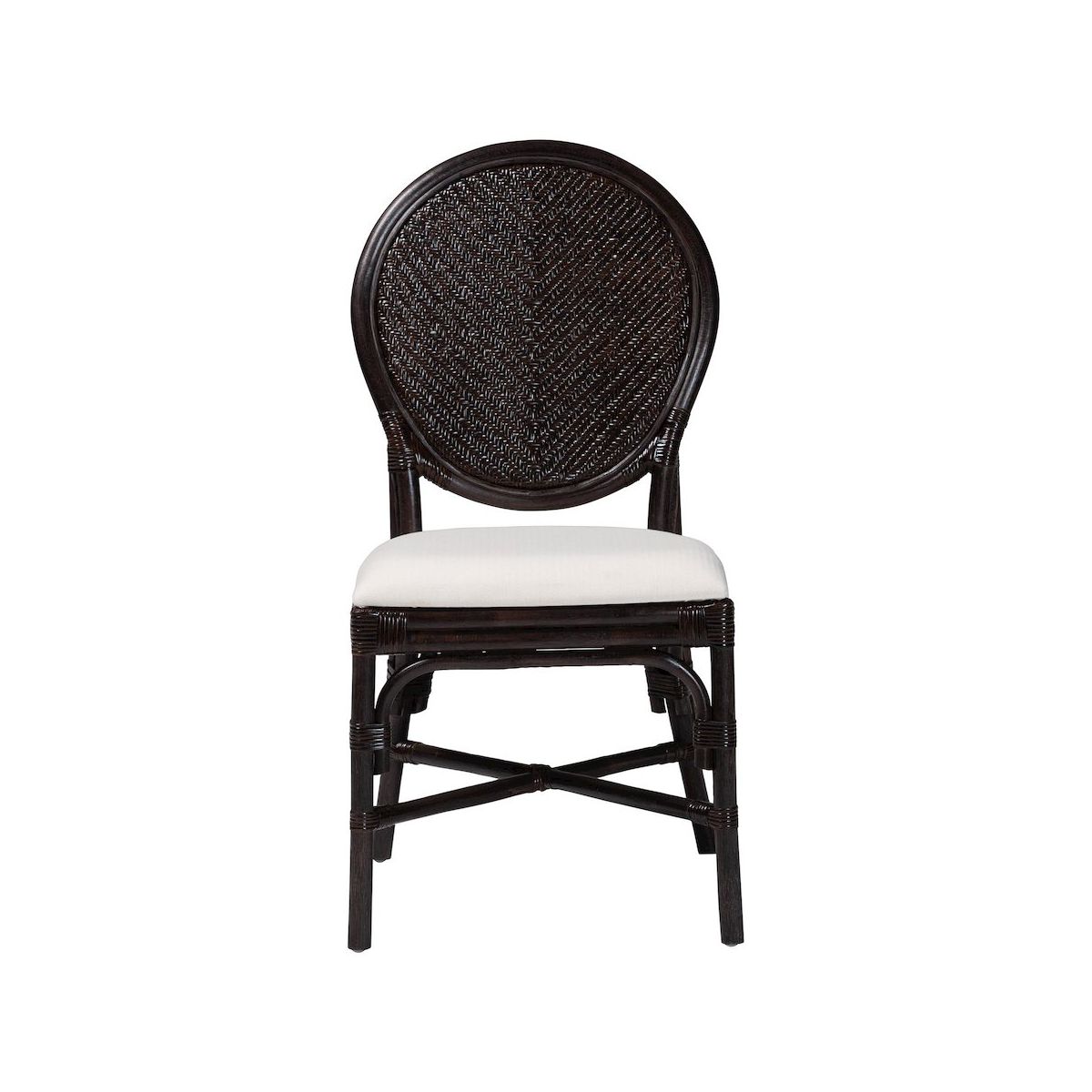 bali & pari,Elmer Natural Rattan Dining Chair - Handwoven Wicker Accent Chair - thumbnail 2