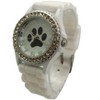Olivia Pratt Every Day Silicone Paw and Rhinestones Colorful Women Watch - 2 of 4