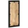 Aghana Digitals Rustic Wall-Mounted Coat Rack - Solid Mango Wood with 3 Hooks for Hallway, Indoor - 4 of 4