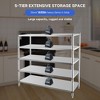 Stainless Steel Shelves,60x19x72.5 in Storage Shelf 5-Tier Heavy Duty Storage Rack - 4 of 4