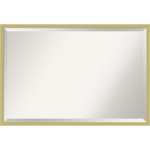 Amanti Art Incline Beveled Wood Framed Bathroom Vanity Wall Mirror - 1 of 4
