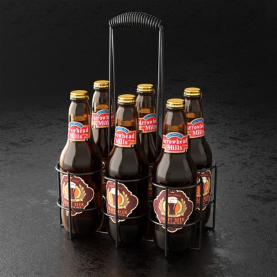 Aheaplus Wine Rack For Bottles, Beer Bottle Holder