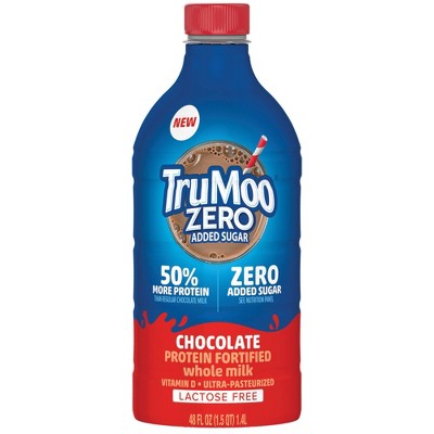 TruMoo Zero Sugar Whole Chocolate Milk - 48 fl oz