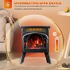 ZAFRO Electric Fireplace Heater 17" with Remote Control, Different Flame Effects, Adjustable Brightness and Heating Mode, Overheating Safe Design - 4 of 4