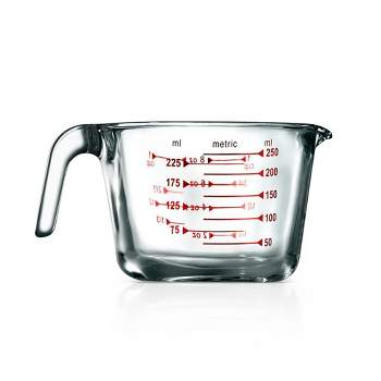 Isi Basics Silicone Flexible Clear Measuring Cup, 2 Ounce : Target