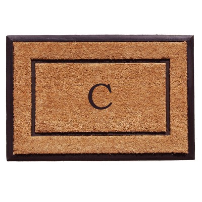 Calloway Mills 101631830C The General Monogram Doormat 18 In. x 30 In. Letter C
