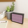 Little Arrow Design Co watercolor hearts on stripes Framed Mini Art Print 4" (H) x 3" (W) x 1" (D) - Society6 - 2 of 3