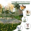 Dolonm Large Metal Chicken Coop, Walk-in type,Chicken Cage Hen House with Waterproof Cover - 4 of 4