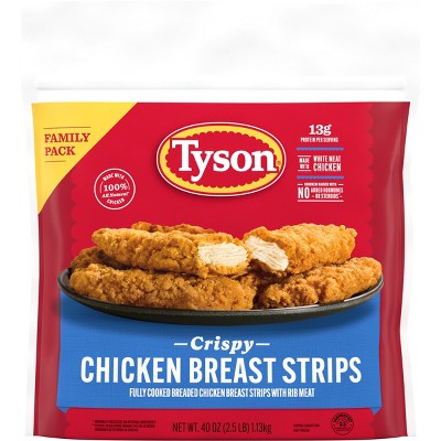 Tyson Crispy Chicken Strips Family Pack Frozen - 2.5lbs