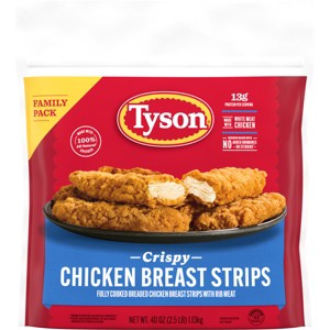 Tyson Crispy Chicken Strips Family Pack Frozen - 2.5lbs - 1 of 4