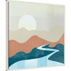 Amanti Art Peaceful Landscape I by Arctic Frame Framed Canvas Wall Art - 3 of 4