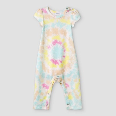baby tie dye romper