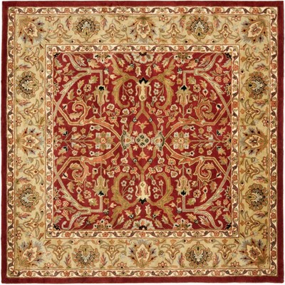 Heritage Hg644 Hand Tufted Area Rug - Red/gold - 8'x8' - Safavieh. : Target