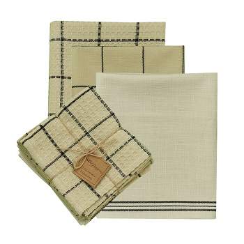 Piccocasa Cotton Terry Small Kitchen Dish Cloth Cleaning Dish Rags 6 Pcs :  Target
