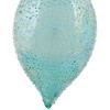 Northlight 7" Transparent Blue Textured Glass Finial Christmas Ornament - 3 of 4