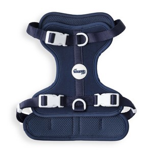 THE LICKER STORE Arlo Adjustable Soft Padded No Pull Pet Harness with 3 Buckles and 3 Leash Clips - 1 of 4