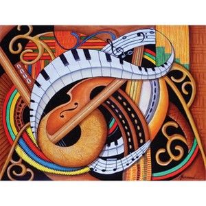 Sunsout Sound of Soul Strings 500 pc   Jigsaw Puzzle 39366 - 1 of 4