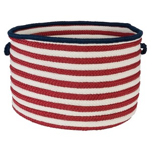 Colonial Mills Patriot Basket, 18-Inch by 18-Inch by 12-Inch, Red/White/Blue - 1 of 1