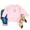 The Juniper Shop SmileyWorld Embroidered Be Good Do Good Smiley Toddler Sweatshirt - 2T - Pink - 3 of 4