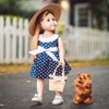 The Queen's Treasures 18 Inch Doll 1950's 3 Pc Polka Dot Dress Doll Clothes - 2 of 4