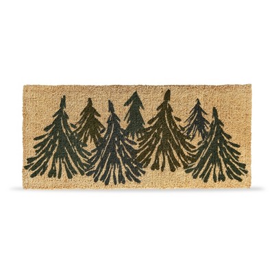 Winter Fall Door Mat Non Slip Farmhouse Welcome Mats Outdoor Indoor  Snowflake Pu