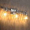 3/4/5/6 Light Bathroom Light Fixtures Chrome Vanity Light Fixtures Over Mirror Wall Mount Lighting Fixture - 2 of 4