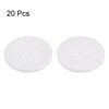 Unique Bargains Sewing Resin Round Flat 4-Hole Replacement Craft Buttons 20 Pcs - 3 of 4