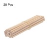 Unique Bargains Arts Garden Christmas Decoration Round Natural Wood Sticks 20 Pcs - 3 of 4