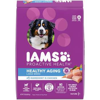 IAMS Healthy Aging Adult Large Breed for Mature and Senior Dogs with Real Chicken Dry Dog Food 