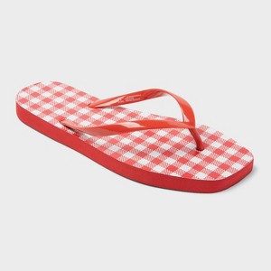 Women's Palmer Square Toe Flip Flops - Shade & Shore™ - 1 of 4