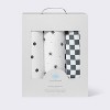 Muslin Swaddle Baby Blanket - Dots & Checks - 3pk - Cloud Island™ - 4 of 4