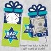 Big Dot of Happiness Blue Bar Mitzvah - Boy Party Money and Gift Card Sleeves - Nifty Gifty Card Holders - Set of 8 - 3 of 4