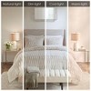 Sapphtopaz Print Long Faux Fur Twin/Twin XL Comforter Mini Set, Brushed Fur/Mink Reverse, 2-Piece Sheets Bedding Set with Sham - 2 of 4