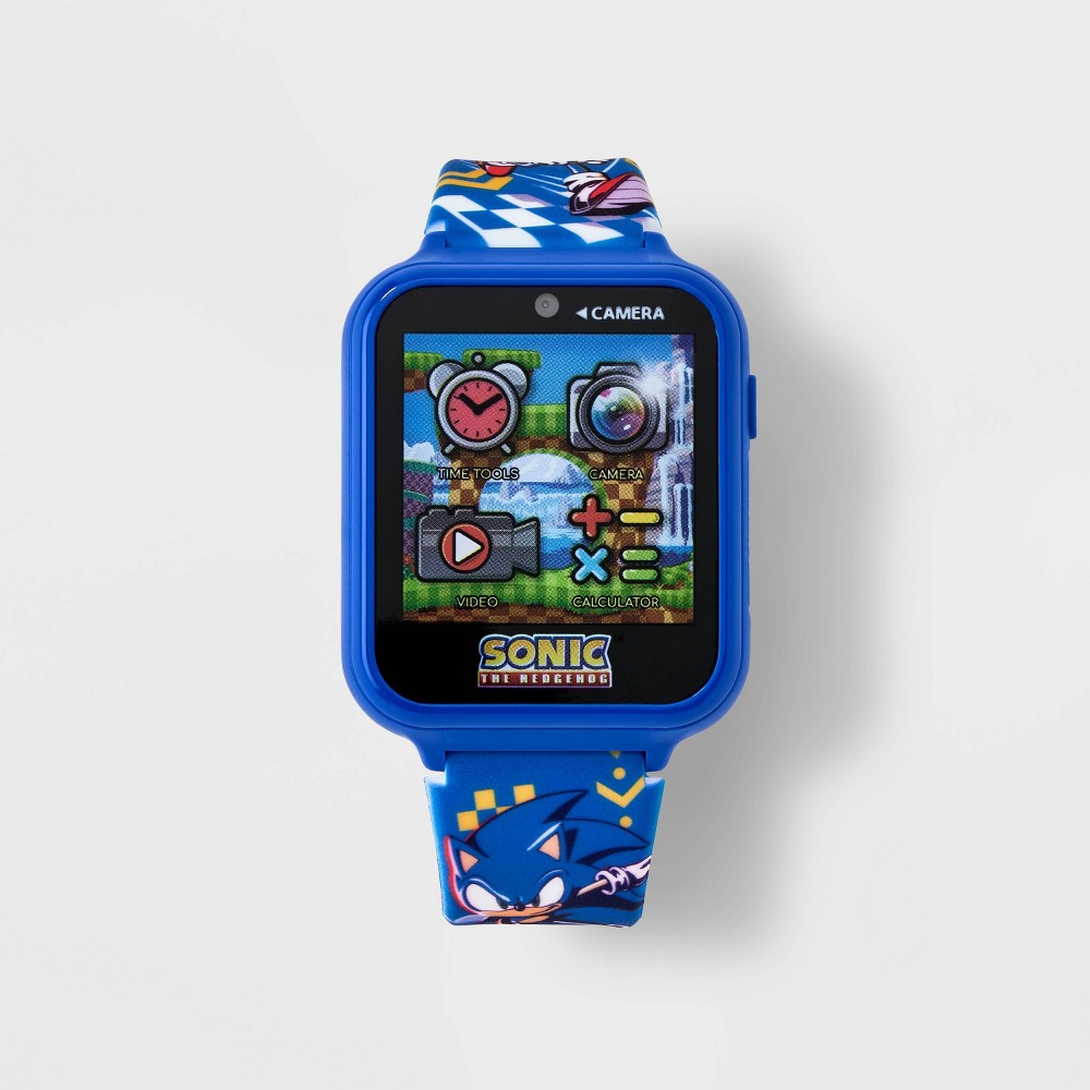 Photos - Smartwatches Kids' Sega Sonic the Hedgehog Interactive Smart Watch - Blue
