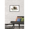Trends International Star Wars: The Book of Boba Fett - Boba and Fennec Shand Illustrated Framed Wall Poster Prints - 2 of 4