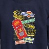 Boys' - Cars - McQueen Decals Graphic Long Sleeve Fleece Sweatshirt - 2 of 4