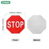 Unique Bargains Aluminum Reflective Rust Free Waterproof Stop Warning Sign - 3 of 4