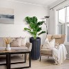31 Inch Tall Planters Set of 2 Tall Fluted Planter, Outdoor Self Watering Pots with Water Level Monitor for Indoor Outdoor Plants,Black - 3 of 4