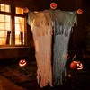 Costway 6 FT Light-up Hanging Pumpkin Ghost with Red Glowing Eyes & Bendable Arms - 2 of 4