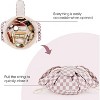 Narwey Barrel Drawstring Checkered Makeup Bag Large Cosmetic Bag Make up Bags - 3 of 3