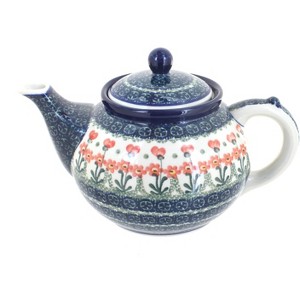 Blue Rose Polish Pottery 60 Ceramika Artystyczna Medium Teapot - 1 of 1