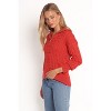 Petal and Pup Frida Quarter Zip Knit Sweater - 4 of 4