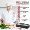 NutriChef Automatic Vacuum Sealer System with Stainless Steel Housing (PKVS20STS) - Includes Vacuum Bags & Wine Stopper - 4 of 4