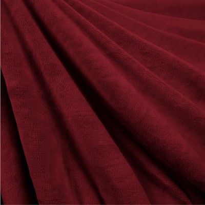 Medium Wine Red Waterproof Sherpa Fleece Pet Blanket