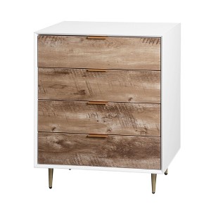 VANIRROR 4- Drawer Dresser & Chest Storage Organizer Unit Commode Bedroom Dresser - 1 of 4