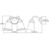 Thomas Lighting Califon 2 - Light Vanity in  Oil Rubbed Bronze - 2 of 2