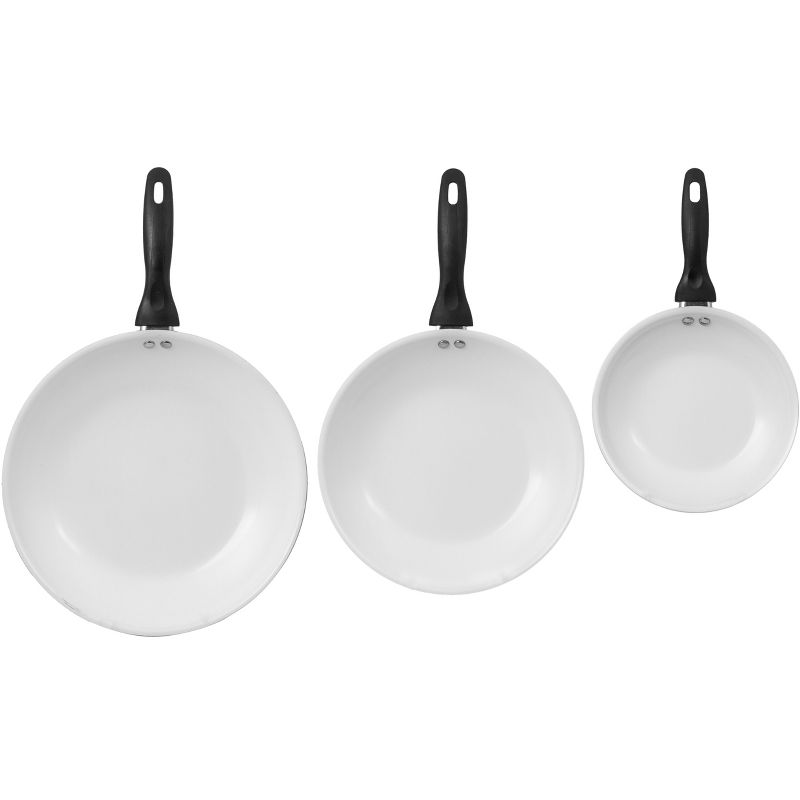 Lexi Home Non-Stick Ceramic Coated 3-Piece Frying Pan Set, 2 of 6