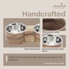Mela Artisans Rampur Elevated Pet Feeder - Large - 3 of 4