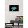 Trends International Tina Lavoie - Aqua Glitter Lipstick Framed Wall Poster Prints - 2 of 4