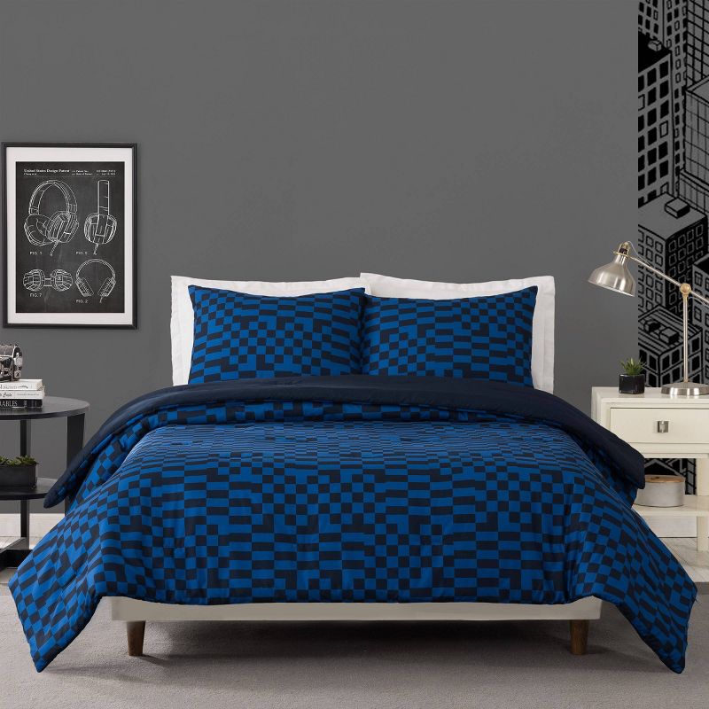 Teen Comforter Set Tonal Blue - Makers Collective, 1 of 9